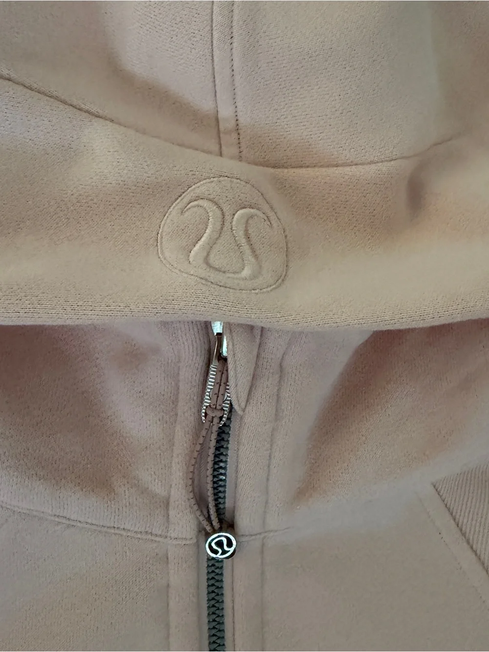 lululemon athletica Light Pink Half-Zip Hoodie XS/S